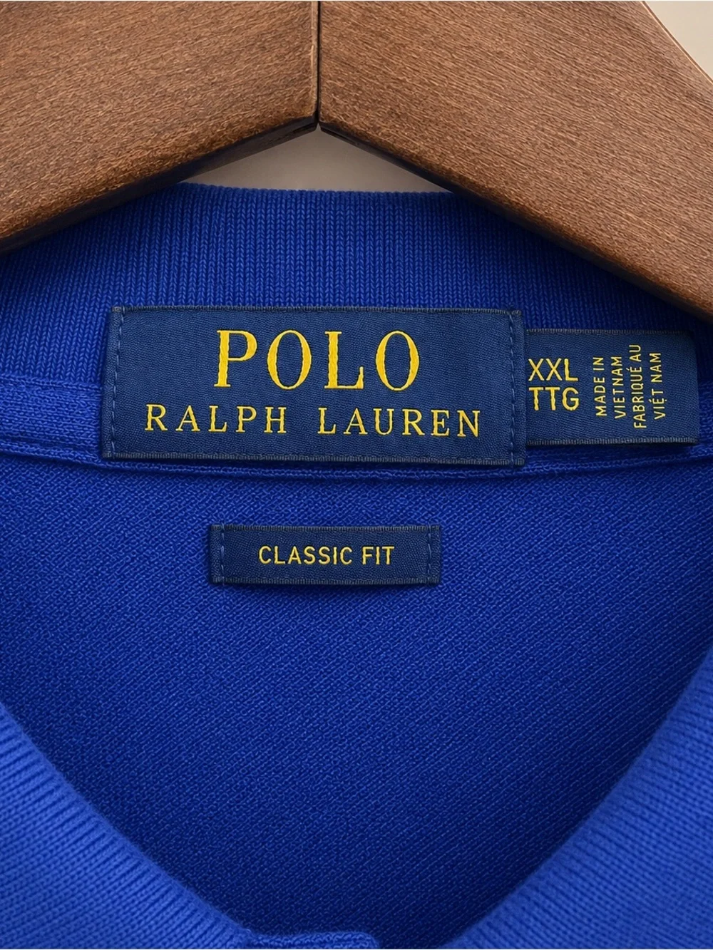 NWT Polo Ralph Lauren “Classic Fit” Mesh Polo Shirt XXL Royal Blue